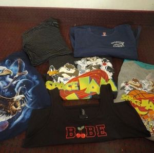 Selling shirts for $5 each